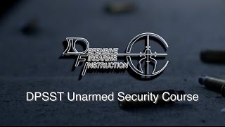DPSST Unarmed Security Course - DFI