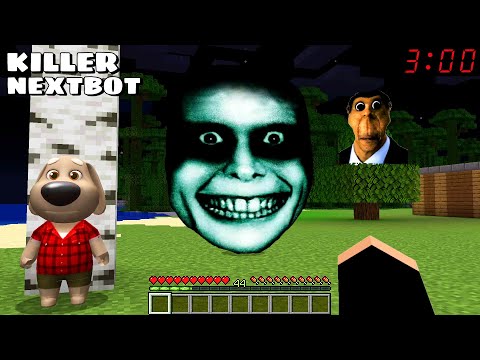 KILLER SMILE NEXTBOT AND OBUNGA CHASED ME in Minecraft - Gameplay - Coffin Meme