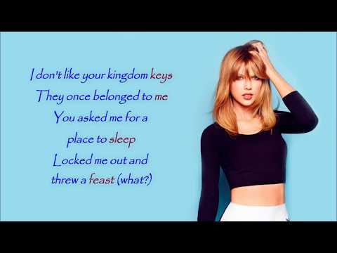 Look what you made me do - Taylor Swift lyrics
