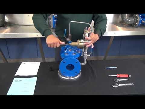Cla-Val 50-01 Calibración de Válvula de alivio de presión.