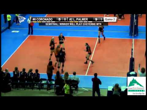 2012 CHSAA 4A Volleyball State Semifinal #2- Coronado vs Lewis-Palmer