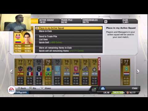 FIFA 13 TOTS LIGUE 1 25K Packs Happy Hour Pack Opening Live Reactions & Facecam Ultimate Team