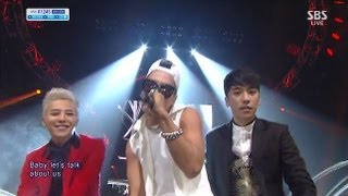 [승리] -Let&#39;s talk about love(Feat. G-Dragon, 태양) @인기가요 inkigayo 130915