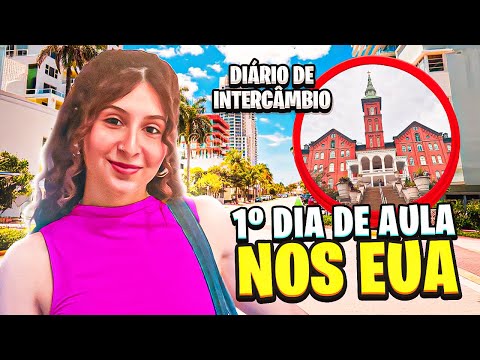 Exchange Diary | First Day of School in the United States 📚🇺🇸