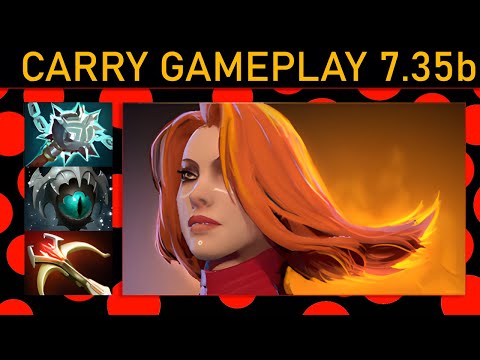 💰shiro Lina 900+ GPM! Carry Gameplay 7.35b - Dota 2 Top MMR