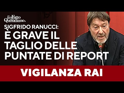Ranucci to the Rai Supervisory Board: "The cut in Report episodes is serious." He explains the me...