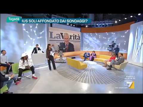 Romano (PD) vs Belpietro (La Verità): 'Coloro che chiedono lo ius soli sono stupratori?'