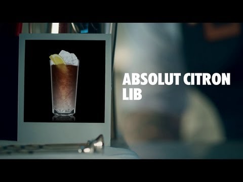 ABSOLUT CITRON LIB DRINK RECIPE - HOW TO MIX