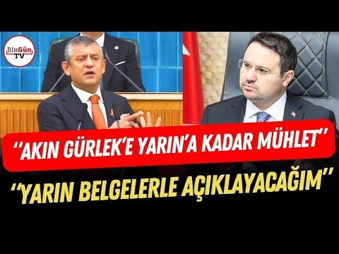 Özgür Özel'den Akın Gürlek'e mühlet! "YANIT GELMEZSE YARIN MİTİNGTE AÇIKLAYACAĞIM!"