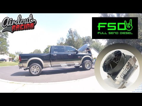 Full Send Diesel Transmission Cooler Install on my 48re Swapped Cummins!