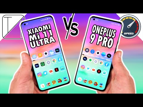 Xiaomi Mi 11 Ultra vs OnePlus 9 Pro Speed Test