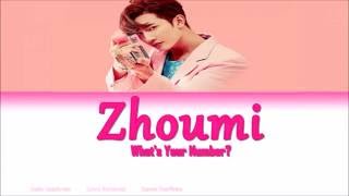 Zhoumi  What&#39;s Your Number? Lyrics [Han/Rom/Esp/Color Coded]