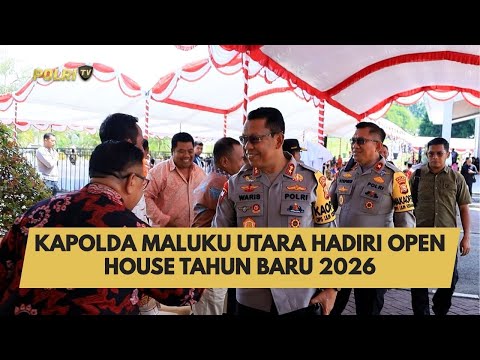 KAPOLDA MALUKU UTARA HADIRI OPEN HOUSE TAHUN BARU 2026