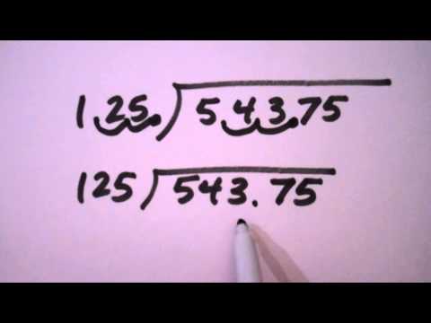 Mr. Premus Math Refresher - How to do Long Division with Decimals