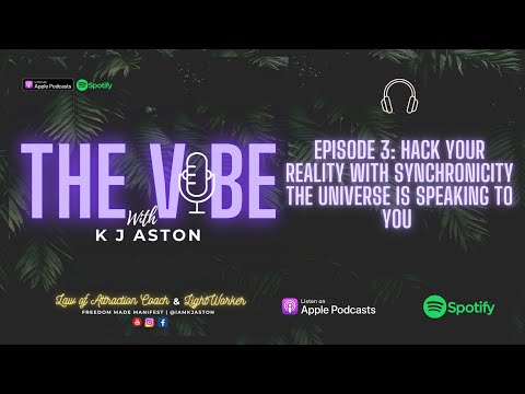 The VIBE Podcast Ep3 I REALITY HACKS I SYNCHRONICITY I The Universe is speaking to you I Guidance