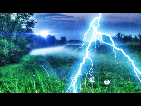 THUNDER & RAIN | Peaceful Nature Sounds For Focus, Relaxation or Sleep | White Noise 10 Hours Video