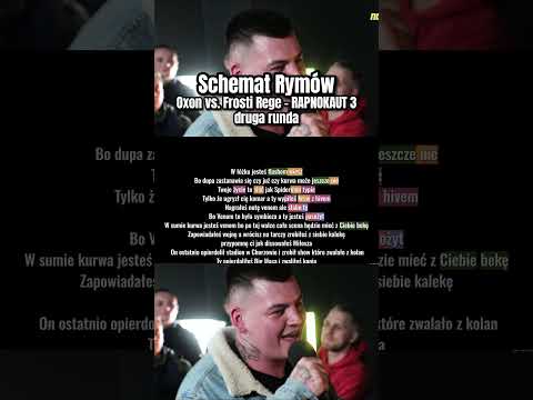 Frosti Rege vs. Oxon - RAPNOKAUT 3 (Schemat Rymów runda druga Part 4)