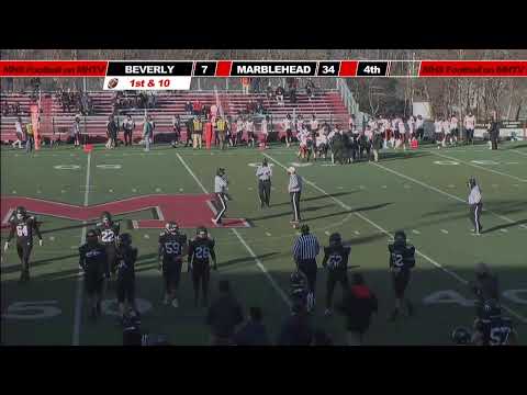 MHS Sports on MHTV: Marblehead Football vs. Beverly