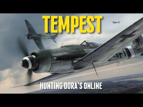 Hawker Tempest VS Fw190D9 | Multiplayer Online | 4K Cinematic