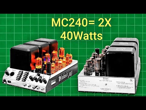 let's review inside amplifier MCIntosh MC240 a while listening music see wiring diagram