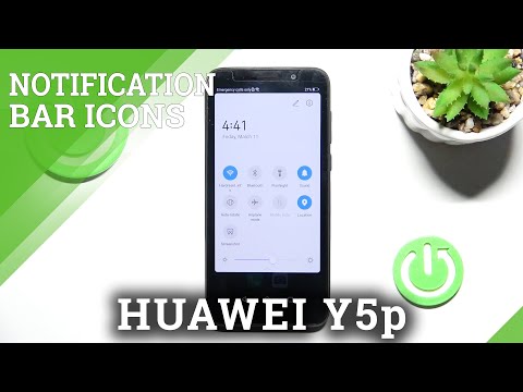 How to Edit Notification Shortcuts in HUAWEI Y5p – Customize Upper Bar