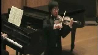 Don Yau plays Prokofiev Violin Concerto No 1 Op 19 Part 1 on Junior Recital