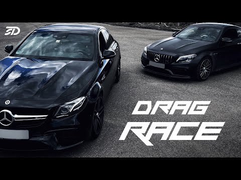 SD // DRAGRACE IM DRIFT-MODE?! - E63s AMG VS. C63s AMG // LAUNCH CONTROL - SOUNDCHECK - WALKAROUND