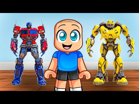 Meeting the TRANSFORMERS in Roblox!