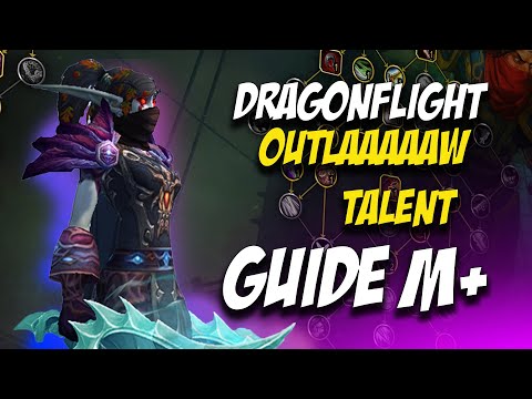 PUMP KEYS!! M+ DRAGONFLIGHT OUTLAW  TALENTS - indepth build guide for rogues dps #worldofwarcraft