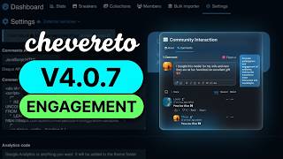 CHEVERETO V4.0.7! 📣  Boost Community Engagement with Chevereto!