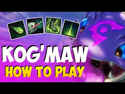 HOW TO PLAY KOG'MAW ADC FOR BEGINNERS | KOGMAW Guide Season 11 | League of Legends