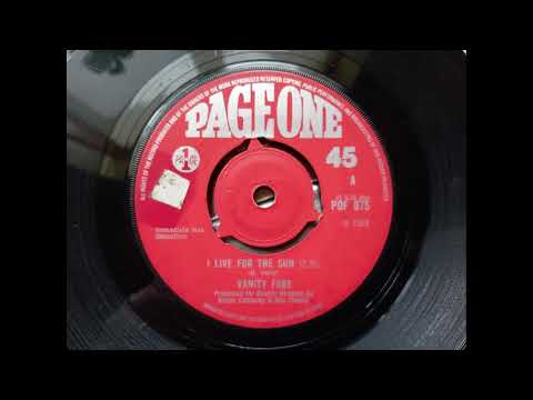 Vanity Fare - I Live For The Sun (1968 Page One POF 075 a-side) Vinyl rip