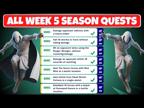 Complete Week 5 Season Quests Challenges Guide - Fortnite Chapter 3 Season 2