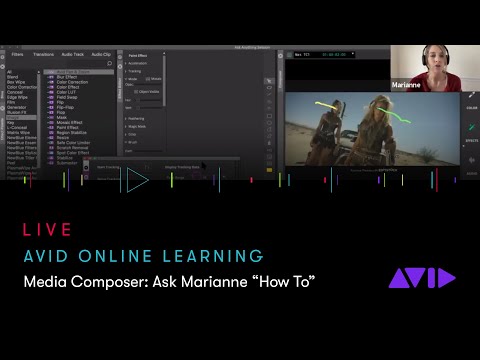 Avid Online Learning — Media Composer: Ask Marianne “How To”