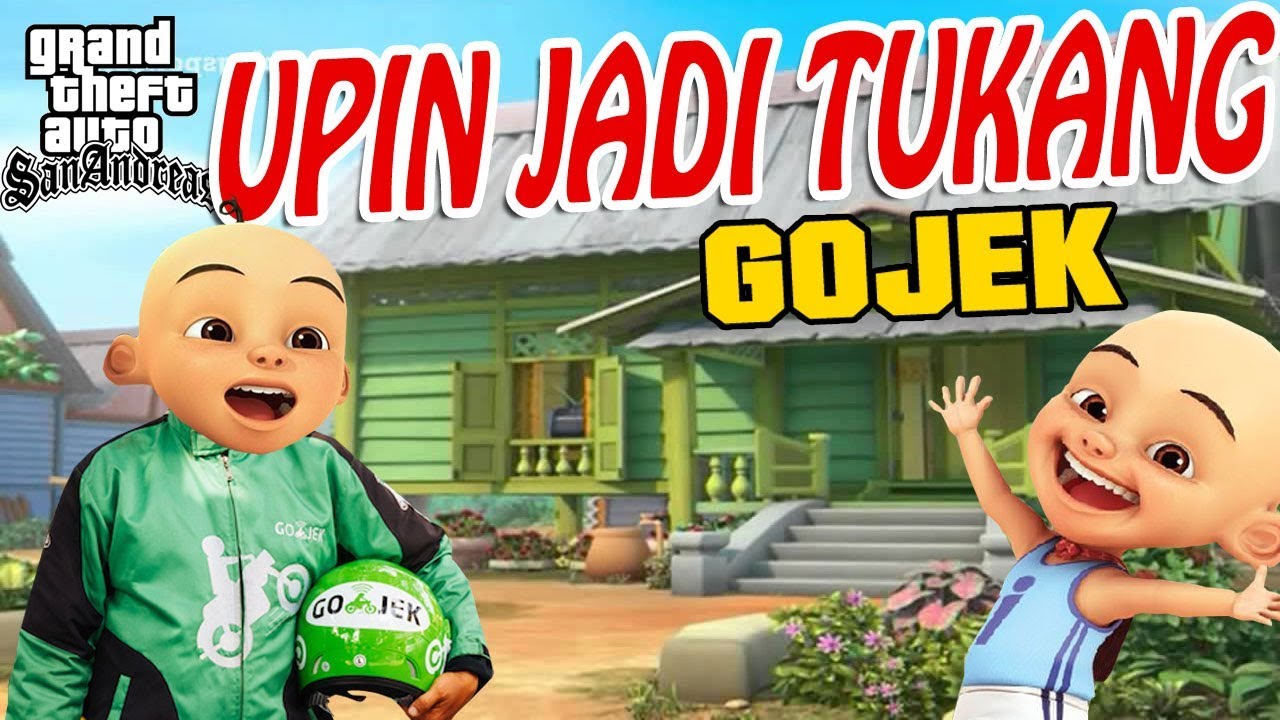 LinkVideoYouTube Upin Ipin Jadi Tukang Gojek GTA Lucu To MP4