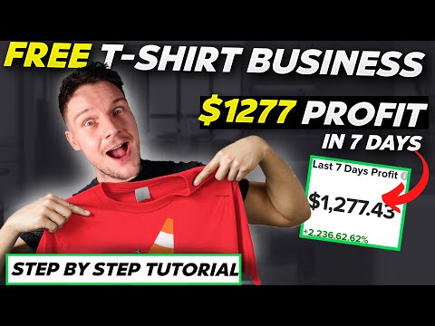 , title : 'How to Start a T-Shirt Business For FREE & Make BIG Profits - with Print On Demand 2023 | Tutorial'