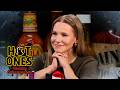 Kristen Bell Gets Festive On The Hot Ones Holiday Extravaganza Hot Ones