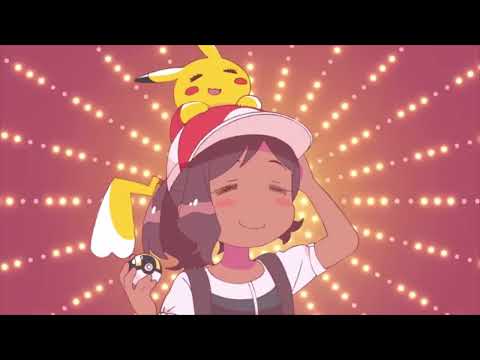 Dark Skin Anime Girl Elaine - Pokemon Evolutions (ep 8)