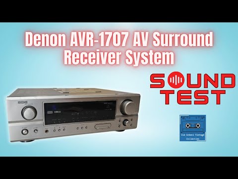 Denon AVR-1707 AV Receiver Sound Test