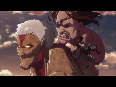 Attack on Titan Ymir eats Christa and escapes Season 2 Episode 10 Sub