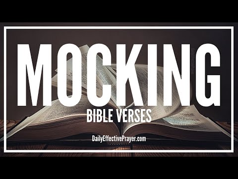 Bible Verses On Mocking | Scriptures On Mocking (Audio Bible) Video
