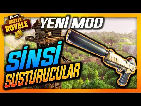 YENİ OYUN MODU GELDİ TEST EDİYORUZ - FORTNITE BATTLE ROYALE + SİNSİ SUSTURUCULAR