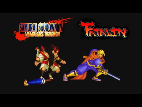 Samurai Shodown IV All Fatalities(Overkill Move) [SNK, 1996]