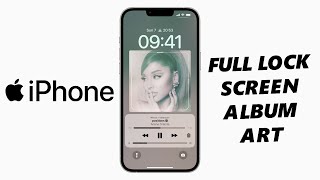 How To See Full Screen Album Art On Lock Screen Of iPhone
