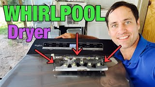 Pretty Whirlpool Dryer Runs but Will Not Heat | Quick 3387747 Element Fix | WED8127LC1