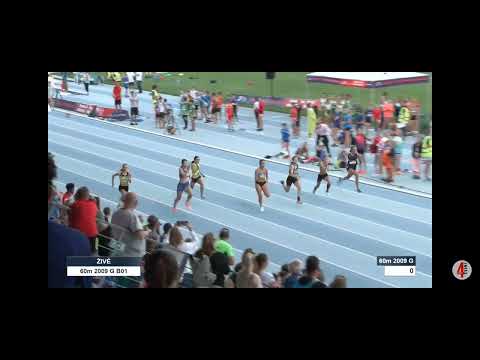 Lena Zawadzka .EKAG 2022. European Kids Athletics Games 2022 Brno.  Eliminacje 60m 13-latek