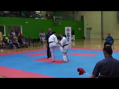 U-22 Lietuvos karate kyokushin čempionatas - Gintarė Tydikaitė knockout