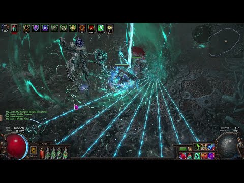 PoE 3.17: poison lightning strike assassin vs The Eater of Worlds