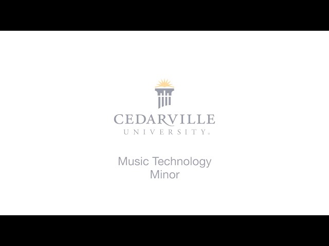 Thumbnail for video titled: Why Study Music Technology at Cedarville?