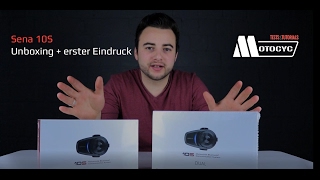 Sena 10S Motorrad Kommunikationssystem, Unboxing + Erster Eindruck (deutsch)